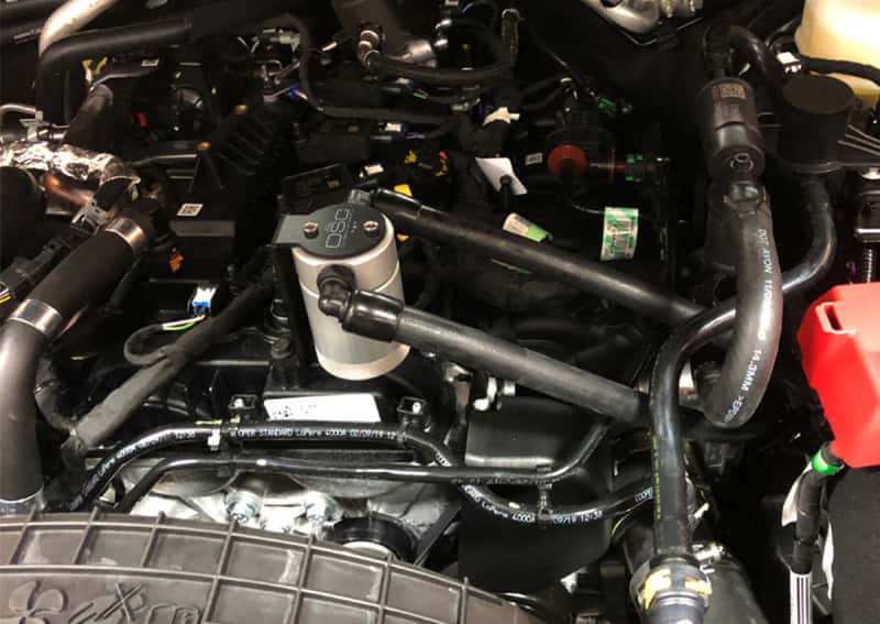 J&L — J&L 2019-2024 Ford Ranger 2.3L Driver Side Oil Separator 3.0 - Clear Anodized
Oil Separator - view 2