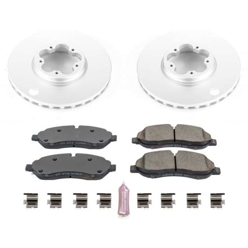 PowerStop — Power Stop 15-19 Ford Transit-150 Front Z17 Evolution Geomet Coated Brake Kit - view 1