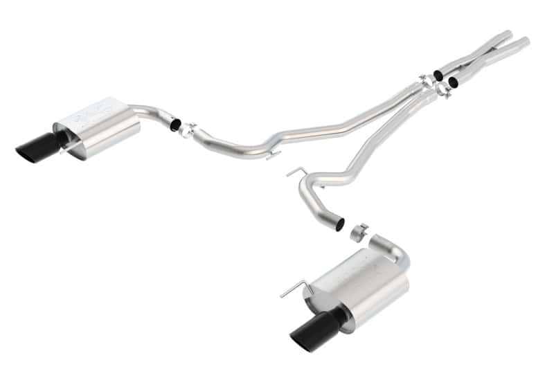 Borla — Borla Atak S Cat-Back 15-17 Ford Mustang GT 5.0L V8 MT/AT 2.5in pipe 4in tip (Black Chrome)
Cat-Back System
ExhstSysKt - view 4