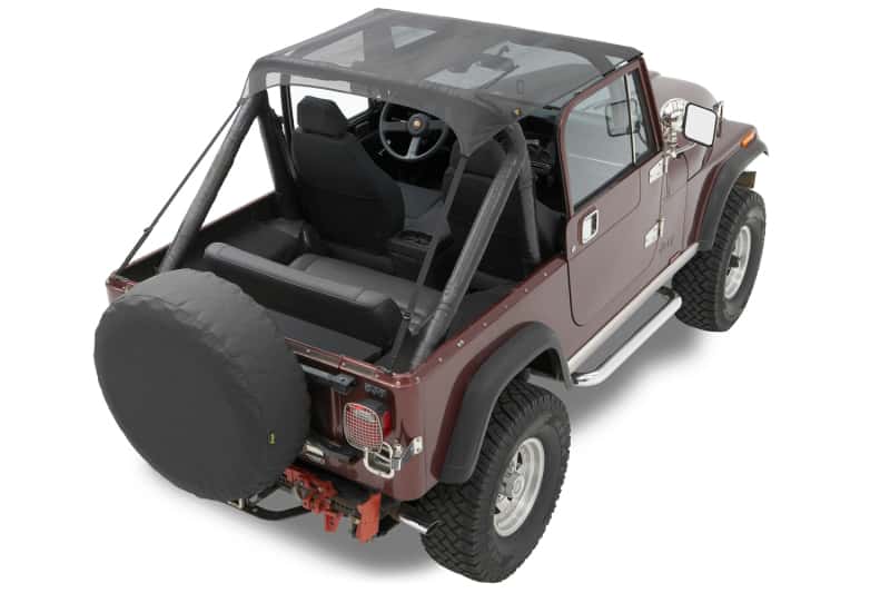 Bestop — Bestop 76-86 Jeep Cj7 / 81-85 Scdodge Rambler Cj8 / 87-91 Wrangler YJ Traditional Bikini (Mesh)
Traditional Bikini - view 1