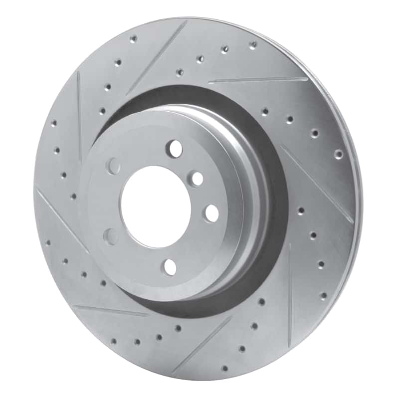 R1 Concepts — R1 07-08 BMW ALPINA B7 Rear Left Drilled & Slotted Silver Brake Rotor
R1 Brake Rotor Drill - view 2