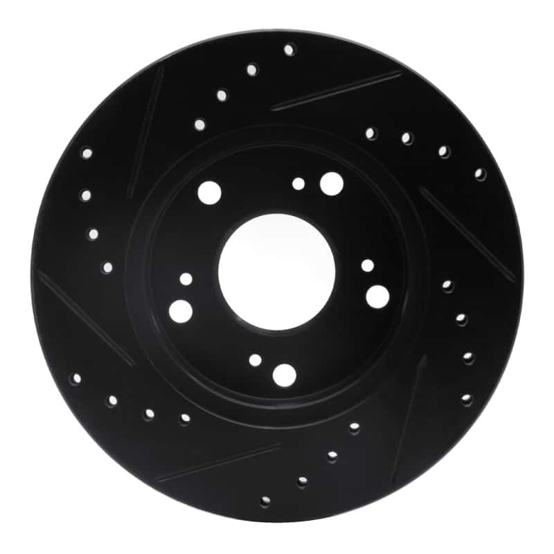 R1 Concepts — R1 02-15 Acura RSX Front Right Drilled & Slotted Black Brake Rotor
R1 Brake Rotor Drill - view 5
