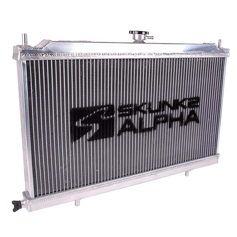 Skunk2 Racing — Skunk2 Alpha Series 88-91 Honda CRX/Civic Radiator (Full Size) (Dual Core) (Manual Trans.)
Radiator - view 2