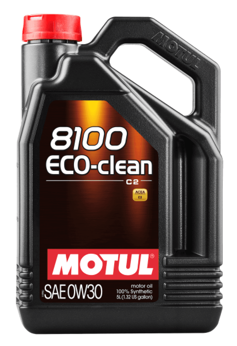 Motul — Motul 5L Synthetic Engine Oil 8100 0W30 4x5L ECO-CLEAN  ACEA C2 API SM ST.JLR 03.5007 - view 2