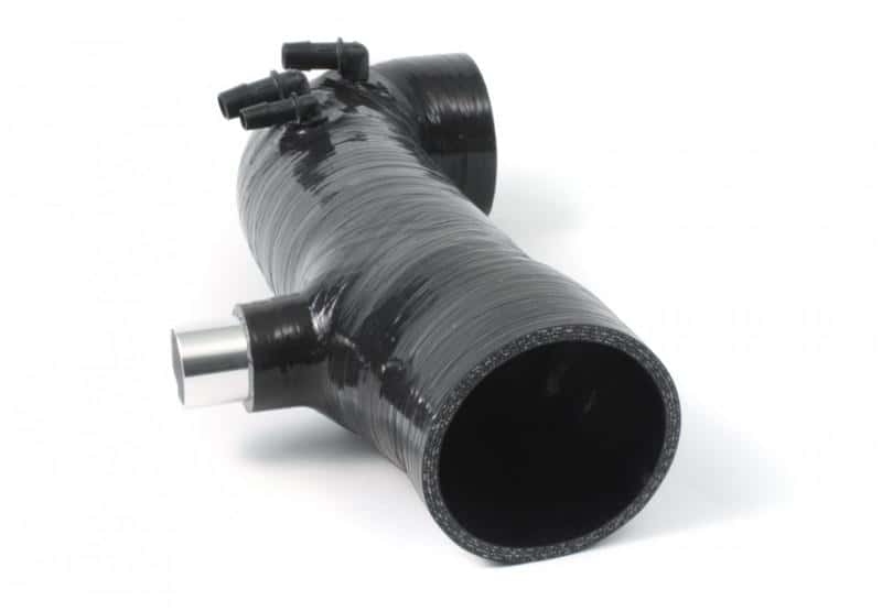 Perrin Performance — PERRIN 02-07 Subaru WRX / 04-21 STI Turbo Inlet Hose 3in. (For Aftermarket Turbos Only) - Black - view 4