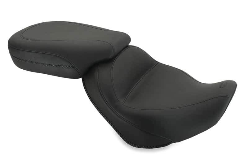 Mustang Motorcycle — Mustang 02-08 Triumph America,03-08 Speedmaster Standard Touring 2PC Seat - Black - view 1