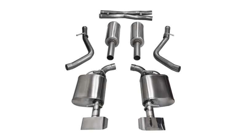 CORSA Performance — Corsa 2015-2016 Dodge Challenger 5.7L V8  Polished Xtreme Cat-Back
Exhaust - view 5