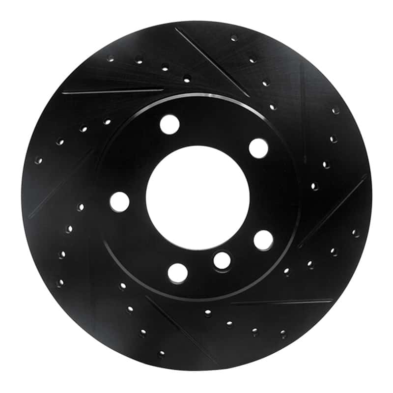 R1 Concepts — R1 96-03 BMW 525I (USA/Canada) Front Right Drilled & Slotted Black Brake Rotor
R1 Brake Rotor Drill - view 1