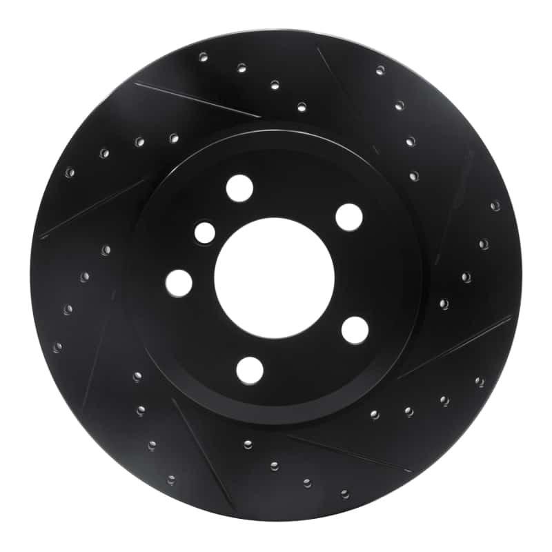 R1 Concepts — R1 04-10 BMW X3 Front Right Drilled & Slotted Black Brake Rotor
R1 Brake Rotor Drill - view 1