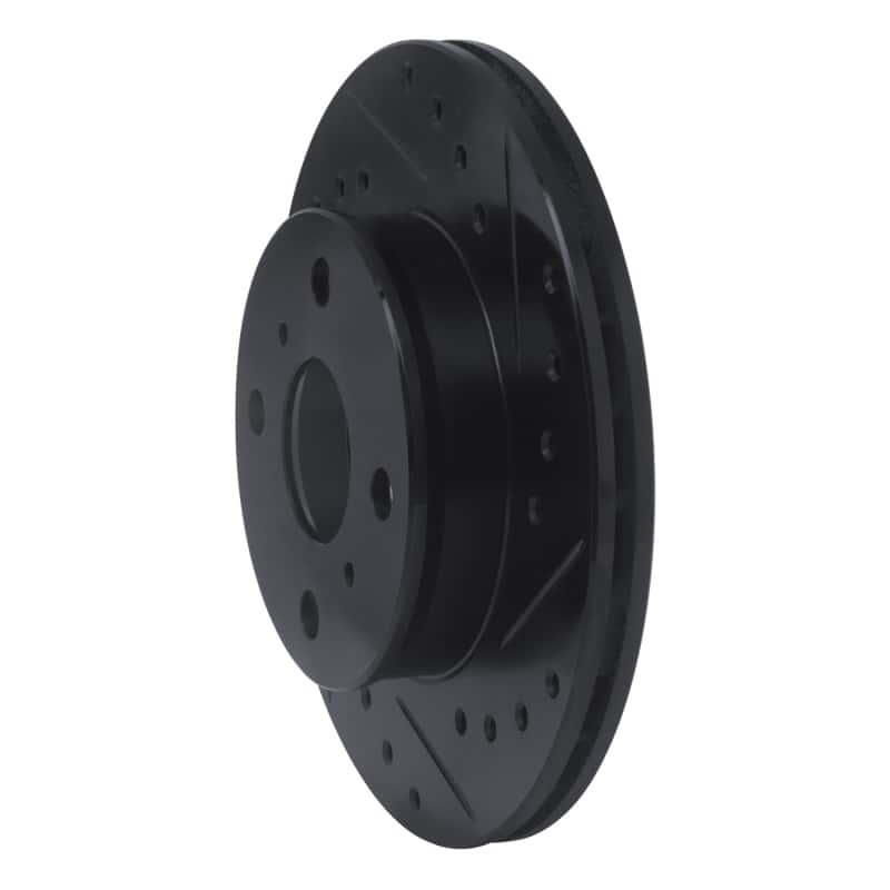 R1 Concepts — R1 88-92 Geo Prizm Front Right Drilled & Slotted Black Brake Rotor
R1 Brake Rotor Drill - view 2