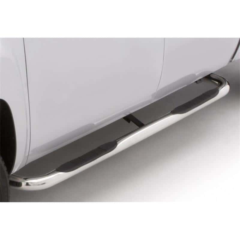 LUND — Lund 97-98 Ford F-150 SuperCab (3Dr) 4in. Oval Curved SS Nerf Bars - Polished
4 In OVAL BENT SS
Nerf/Step Bar - view 2