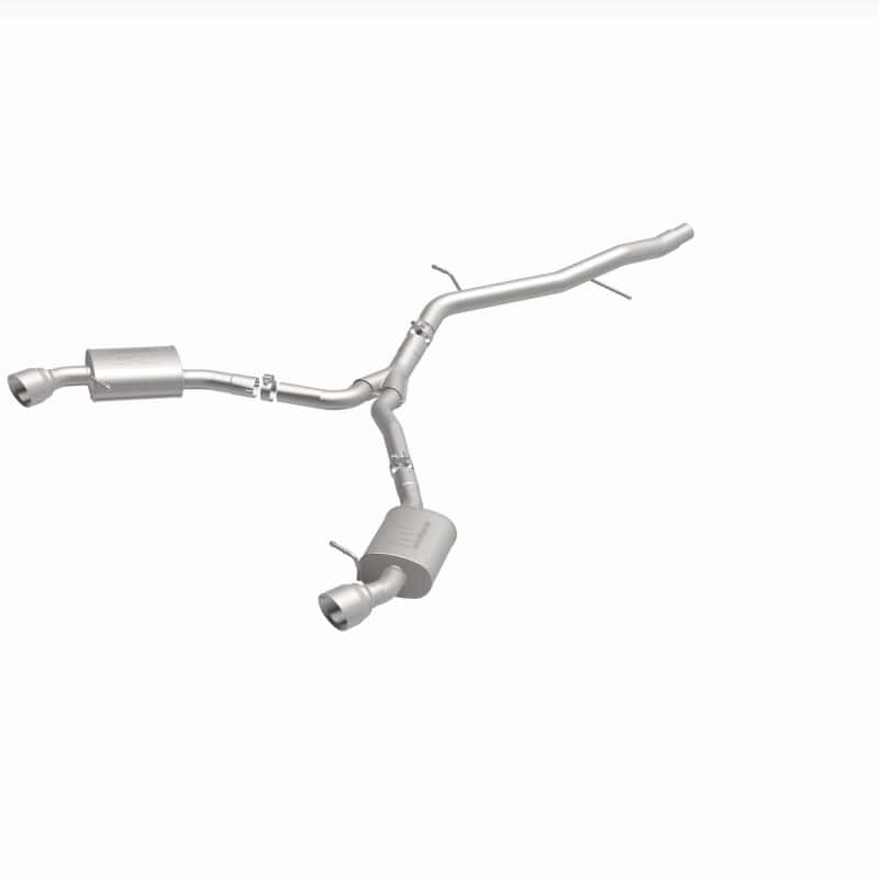 Magnaflow — MagnaFlow 18-19 Audi A5 Dual Exit Polished Stainless CatBack Exhaust - 3in Main Piping Diameter
Cat-Back - view 4