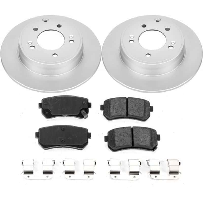 PowerStop — Power Stop 16-19 Hyundai Sonata Rear Z17 Evolution Geomet Coated Brake Kit - view 1