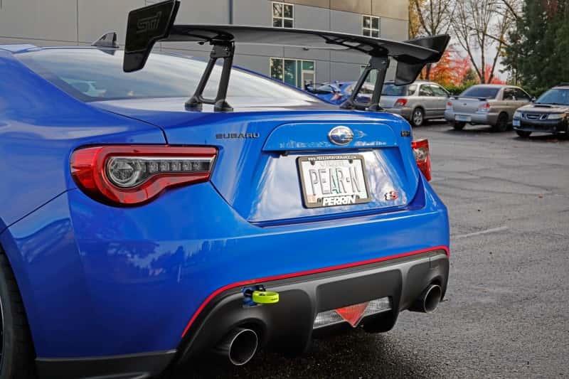 Perrin Performance — PERRIN 13-25 Subaru BRZ / 13-20 Scion FRS & Toyota 86 / 22-25 GR86 Tow Hook Kit (Rear) - Neon Yellow
paPSP-BDY-255NY - view 2