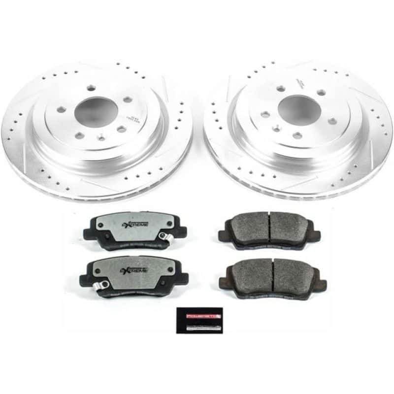 PowerStop — Power Stop 13-15 Cadillac ATS Rear Z26 Street Warrior Brake Kit - view 1