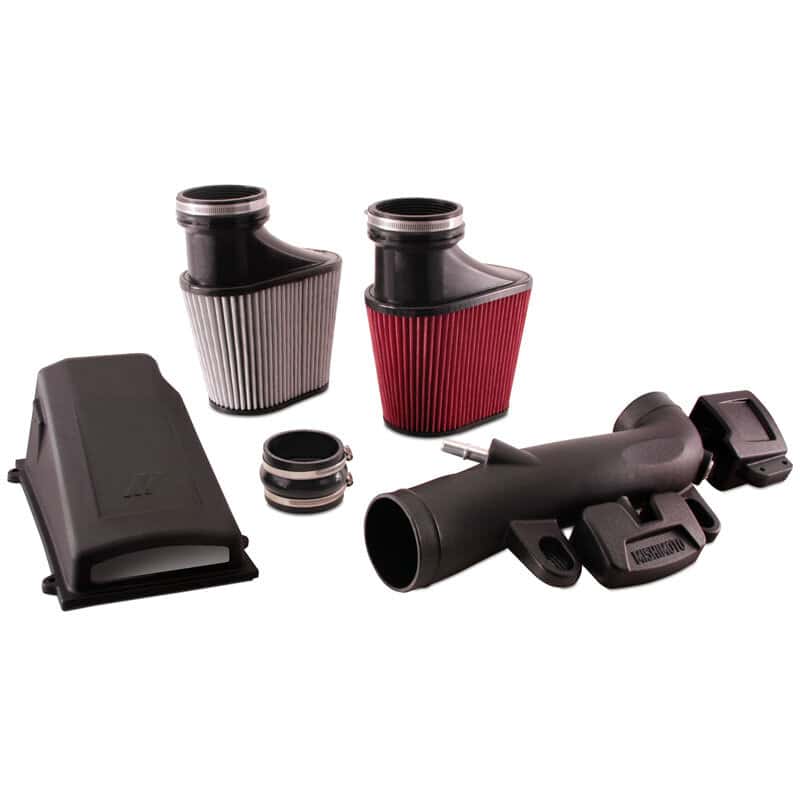 Mishimoto — Mishimoto 2018+ Jeep Wrangler JL 3.6L Air Intake w/ Oiled Filter
Cold Air Intake - view 1