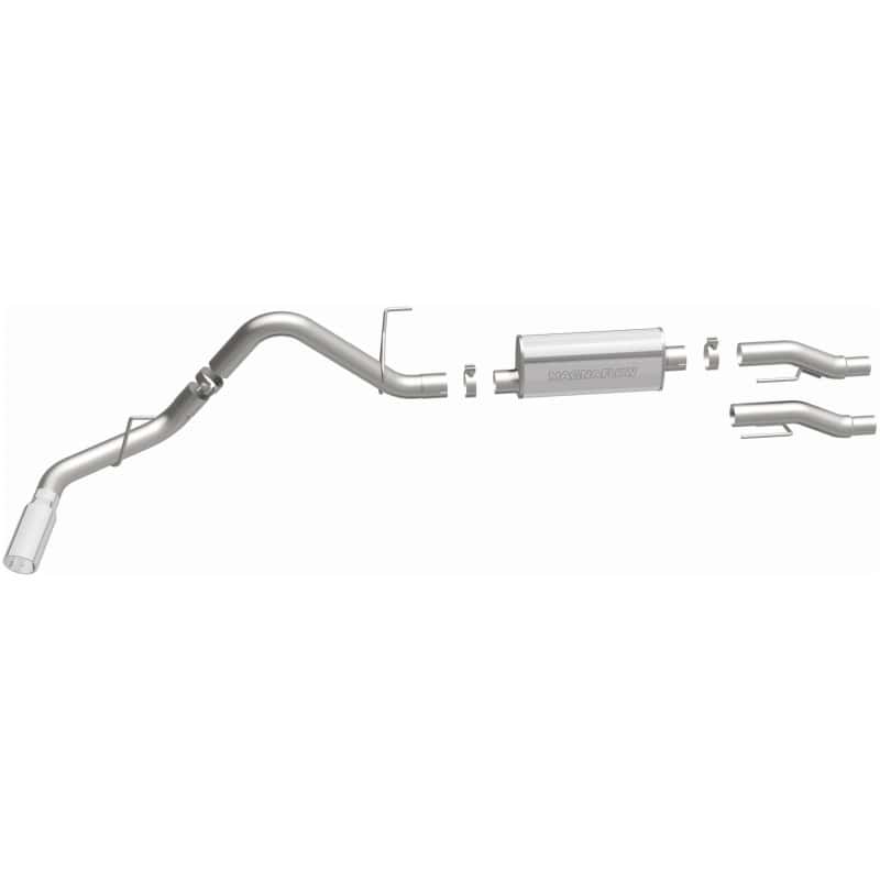 Magnaflow — MagnaFlow 11 Ford F-150 3.7L/5.0L/6.2L SS Catback Exhaust Single Rear Side Exit w/ 4in SS Tips
Cat-Back - view 8
