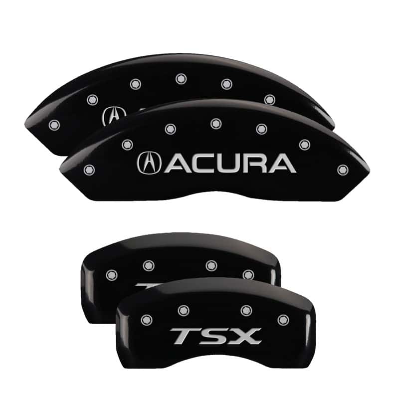 MGP — MGP 4 Caliper Covers Engraved Front Acura Engraved Rear TSX Black finish silver ch
Caliper Covers - view 1