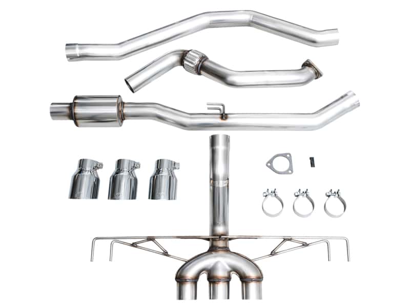 AWE Tuning — AWE Tuning 2023 Honda Civic Type R FL5 Track Edition Exhaust w/ Triple Chrome Silver Tips
Track Exhaust - view 28