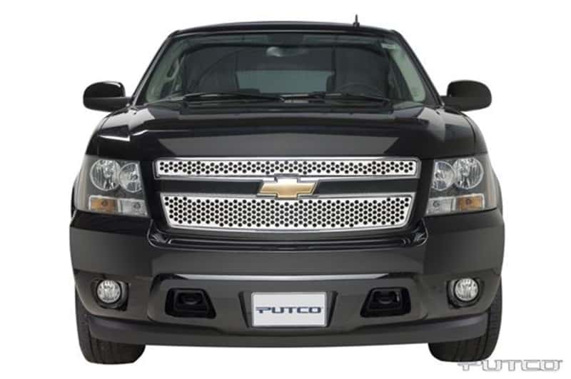 Putco — Putco 07-14 Chevrolet Tahoe / Suburban / Avalanche Punch Stainless Steel Grilles
Grille Insert - view 2