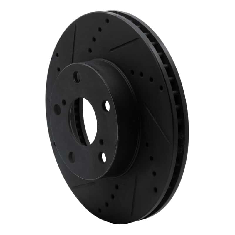 R1 Concepts — R1 05-15 Toyota Tacoma Front Left Drilled & Slotted Black Brake Rotor
R1 Brake Rotor Drill - view 2