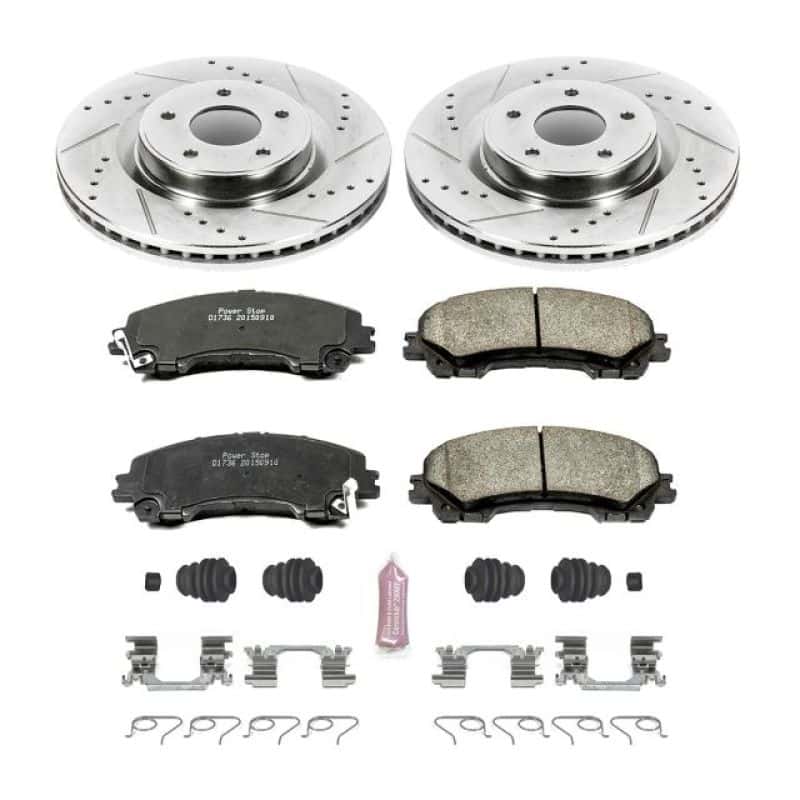 PowerStop — Power Stop 14-19 Infiniti Q50 Front Z23 Evolution Sport Brake Kit - view 1
