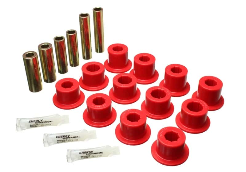 Energy Suspension — Energy Suspension 07-21 Toyota Tundra Red Rear Leaf Spring Shackle Bushing Set
Leaf Spring Bushing - view 1
