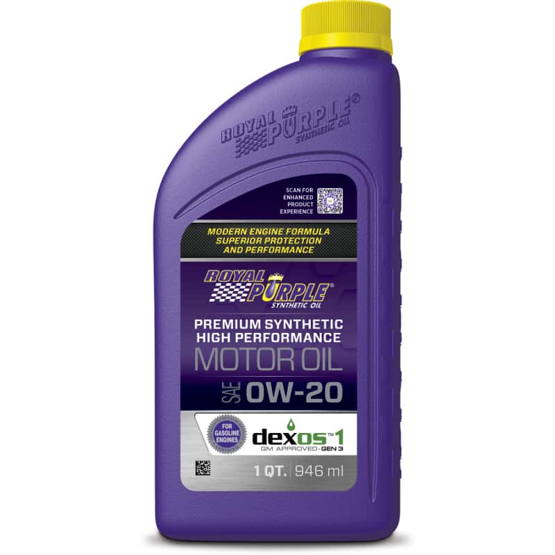 Royal Purple — Royal Purple Premium Synthetic High Performance Multi-Grade 0W20 Motor Oil - 1 Quart - view 2