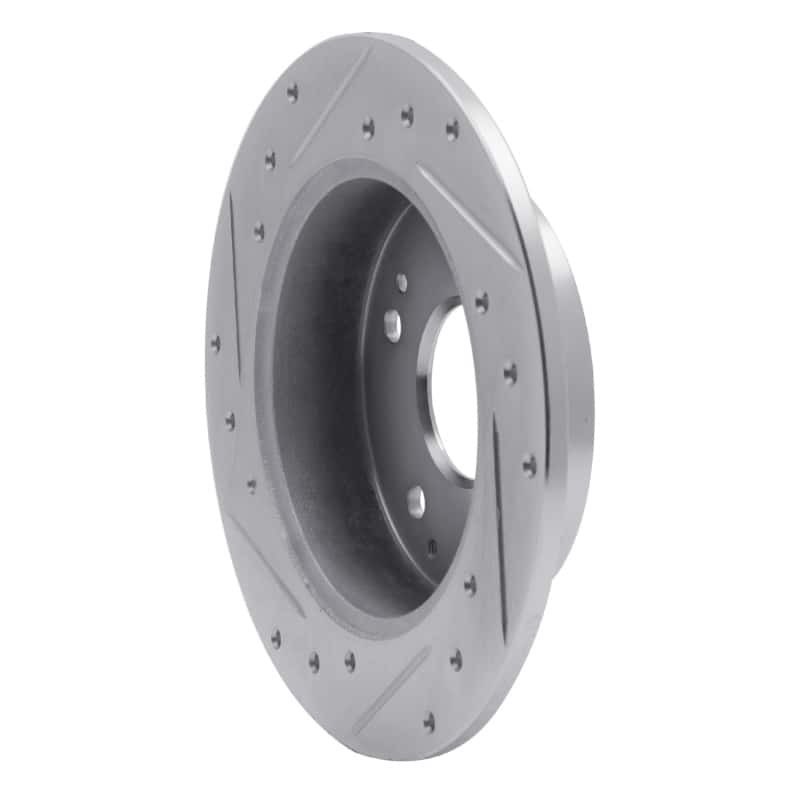 R1 Concepts — R1 97-01 Acura Integra Rear Right Drilled & Slotted Silver Brake Rotor
R1 Brake Rotor Drill - view 4