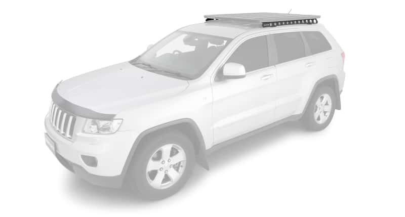 Rhino-Rack — Rhino-Rack 11-21 Jeep Grand Cherokee WK2 4DR (w/ Metal Roof Rails) Backbone Mounting System - Black
Rhino-Rack Backbone  - view 1