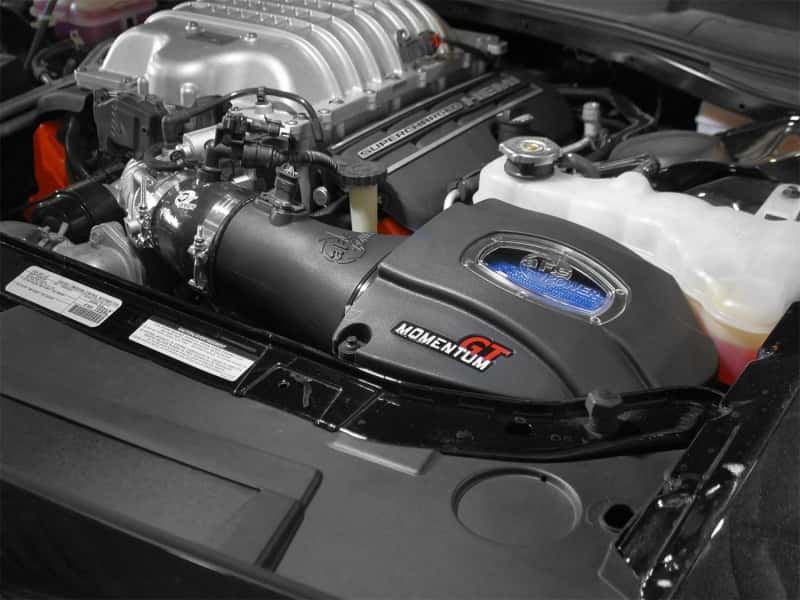 aFe — aFe Momentum Air Intake System PRO 5R w/ Extra Filter 2015 Dodge Challenger SRT Hellcat 6.2L (sc)
Momentum GT Intake - view 7
