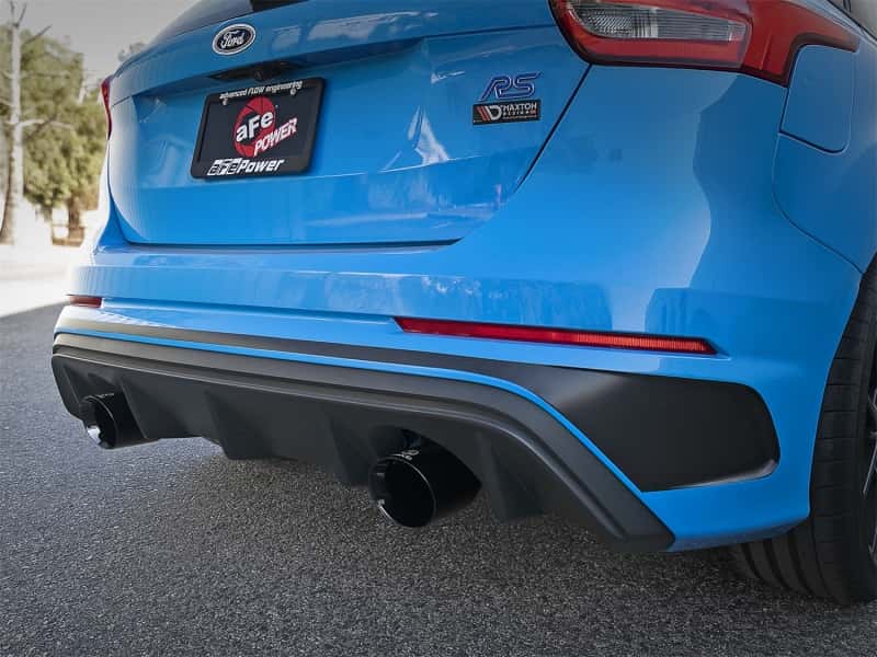 aFe — aFe Takeda 3in 304 SS Axle-Back Exhaust System w/ Black Tip 16-18 Ford Focus RS 2.3L (t)
Axle-Back Exhaust - view 6