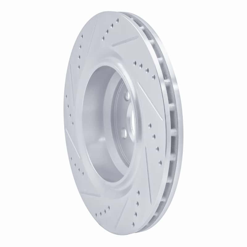 R1 Concepts — R1 05-23 Chrysler 300 Rear Right Drilled & Slotted Silver Brake Rotor
R1 Brake Rotor Drill - view 4
