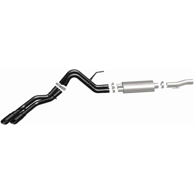 Magnaflow — MagnaFlow SYS Cat-Back 10-14 Ford Raptor 6.2L V8 2.5/3in Black Dual Same Side Exit Rear 3.5 Tips
Cat-Back - view 6