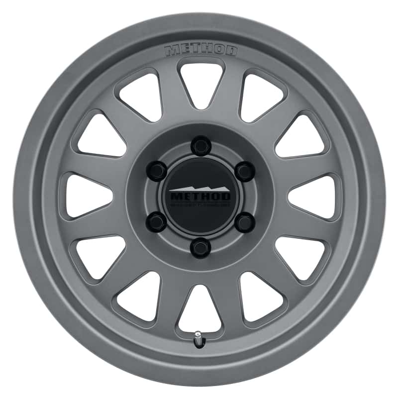 Method Wheels — Method MR704 17x8.5 0mm Offset 5x5 71.5mm CB Matte Titanium Wheel - view 1