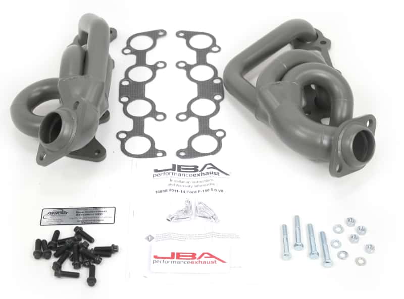 JBA — JBA 11-14 Ford F-150 5.0L Coyote 1-5/8in Primary Ti Ctd Cat4Ward Header
Exhaust Header - view 1