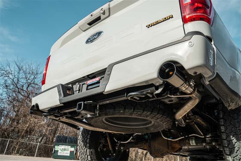 CORSA Performance — Corsa 2021-2025 Ford F-150 SuperCrew/5.5ft Bed 3.5L V6 Sport Cat-Back Dual Rear Exit-Black PVD
Exhaust - view 7