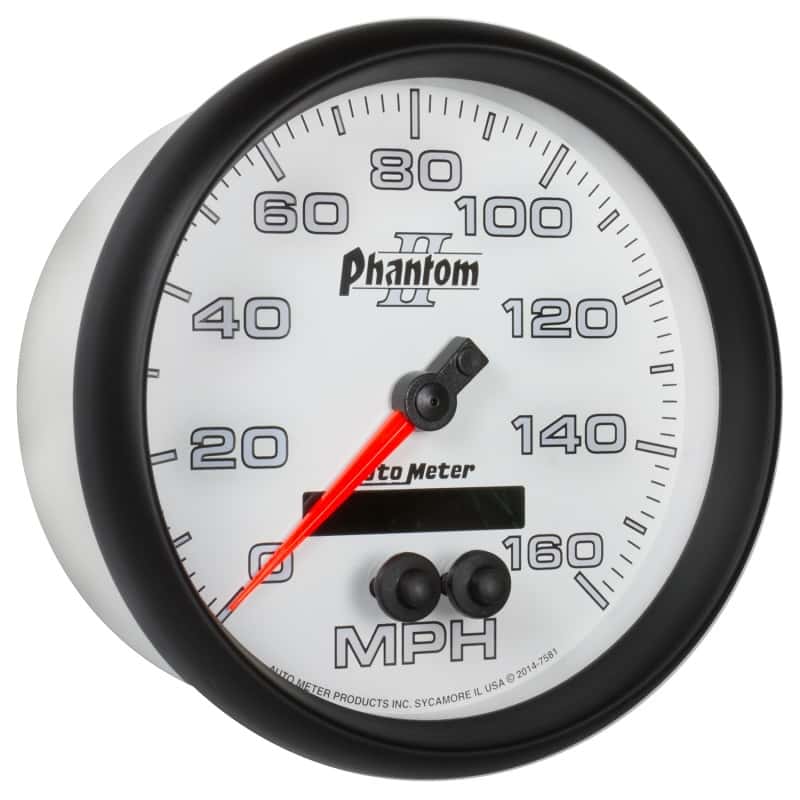 AutoMeter — Autometer Phantom II 5in 0-140MPH In-Dash Electronic GPS Programmable Speedometer
5" SPEEDO, 160 MPH, - view 11