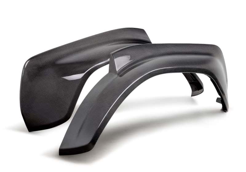 Ford Racing — Ford Racing 22-24 Bronco Raptor Carbon Fiber Rear Fender Flare Set - Gloss
Fender Flare - view 1