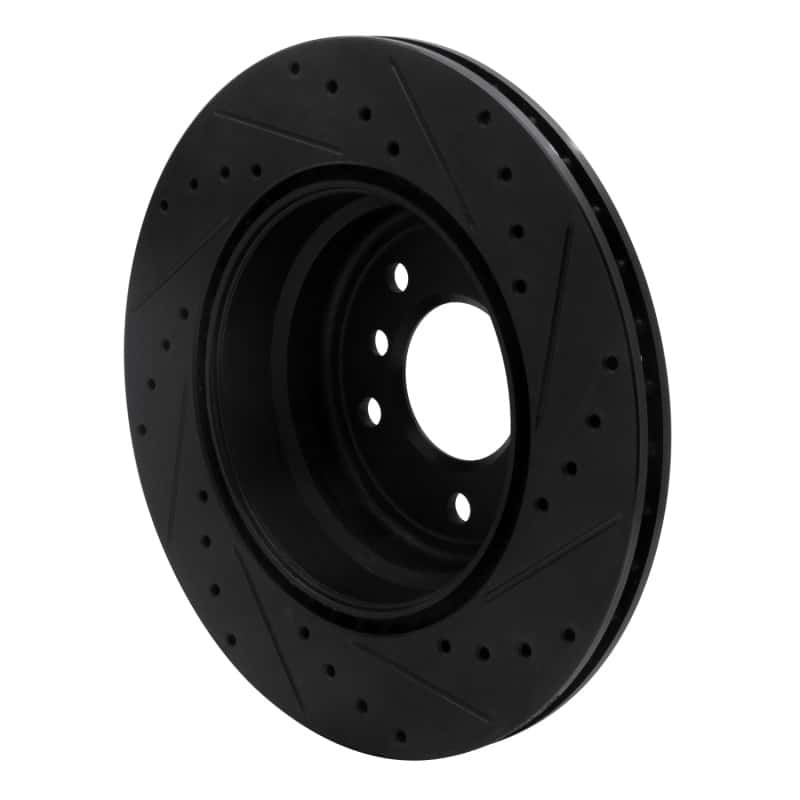 R1 Concepts — R1 08-13 BMW 135I Rear Left Drilled & Slotted Black Brake Rotor
R1 Brake Rotor Drill - view 4