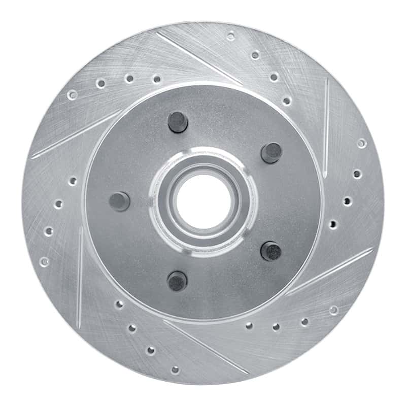 R1 Concepts — R1 1992-2002 Chevrolet Express 1500 Front Right Drilled & Slotted Silver Brake Rotor
R1 Brake Rotor Drill - view 1