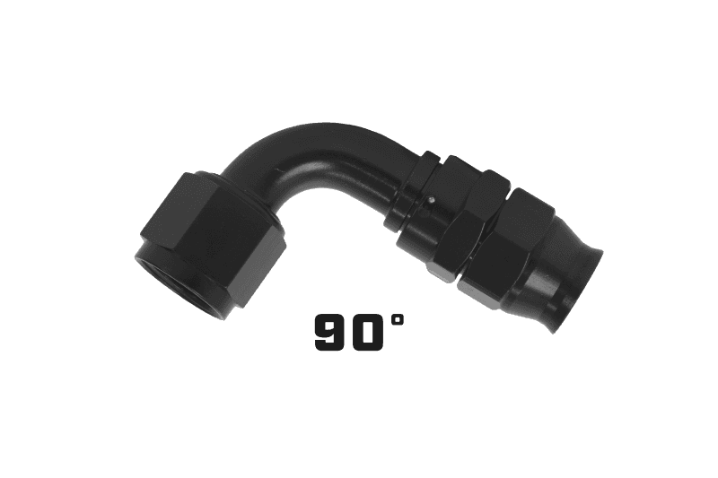 Aeromotive — Aeromotive PTFE Hose End - AN-10 - 90 Deg - Black Anodized
Hose End - view 3