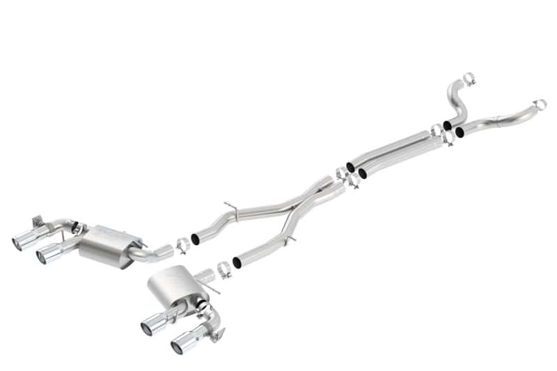 Borla — Borla 2017+ Chevy Camaro ZL1 6.2L S-Type Catback Exhaust w/ Dual Split Rear Exit
Cat-Back System - view 3