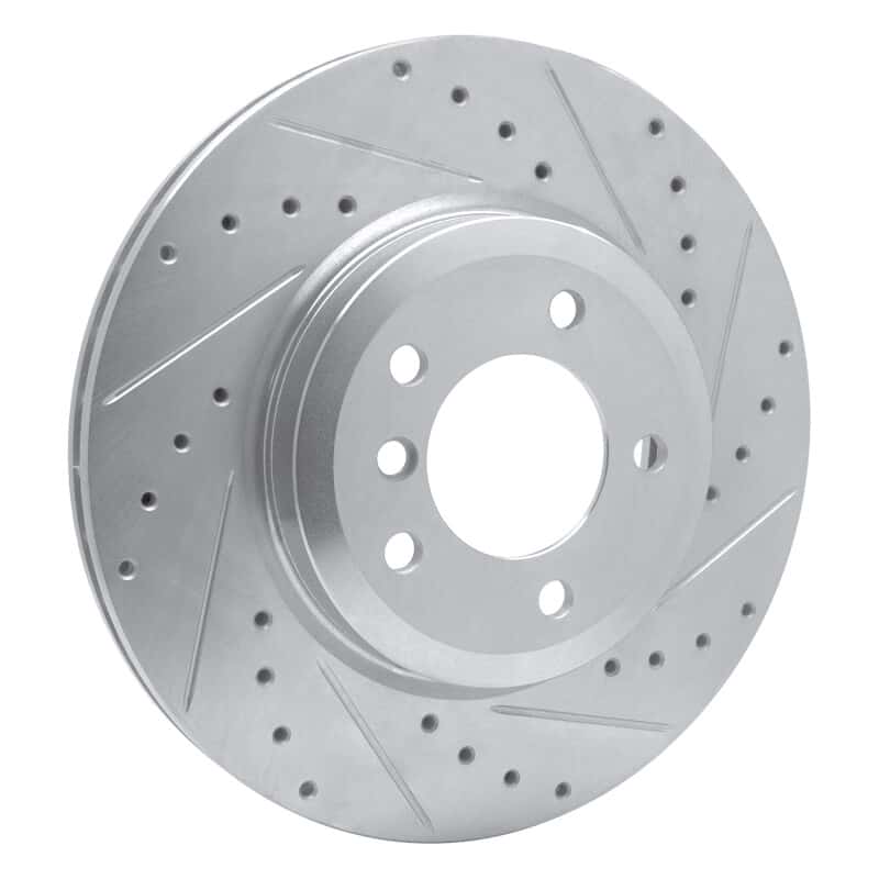 R1 Concepts — R1 01-08 BMW 330CI Front Right Drilled & Slotted Silver Brake Rotor
R1 Brake Rotor Drill - view 2
