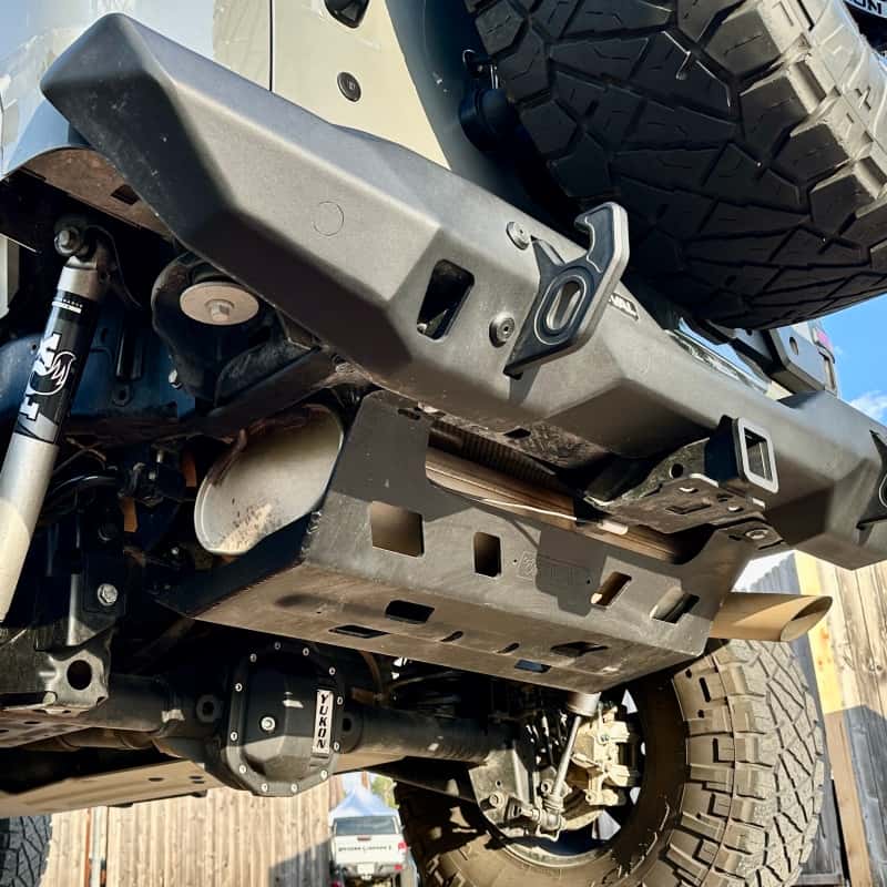 Rival 4x4 — Rival 2018-Present Jeep Wrangler JL  Aluminum Muffler Skid Plate
Muffler Skid Plate - view 2