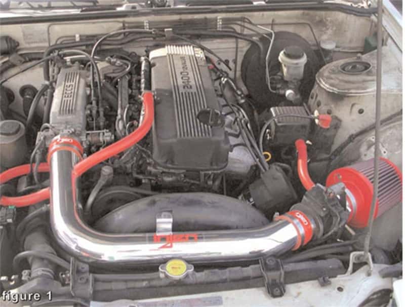 Injen — Injen 89-90 Nissan 240SX L4 2.4L Black IS Short Ram Cold Air Intake
Short Ram Intake - view 4