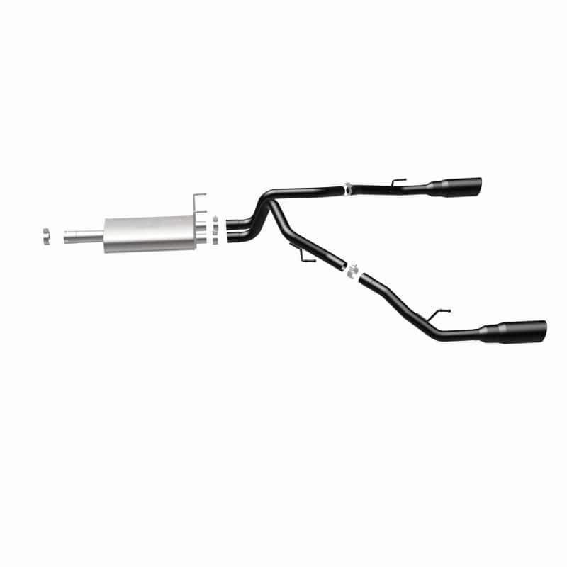 Magnaflow — Magnaflow 09-15 Dodge Ram 1500 V8 Dual Spilt Rear Exit Black Stainless C/B Perf Exhaust
Cat-Back - view 15