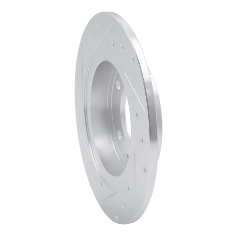 R1 Concepts — R1 93-03 Ford Probe Rear Right Drilled & Slotted Silver Brake Rotor
R1 Brake Rotor Drill - view 4