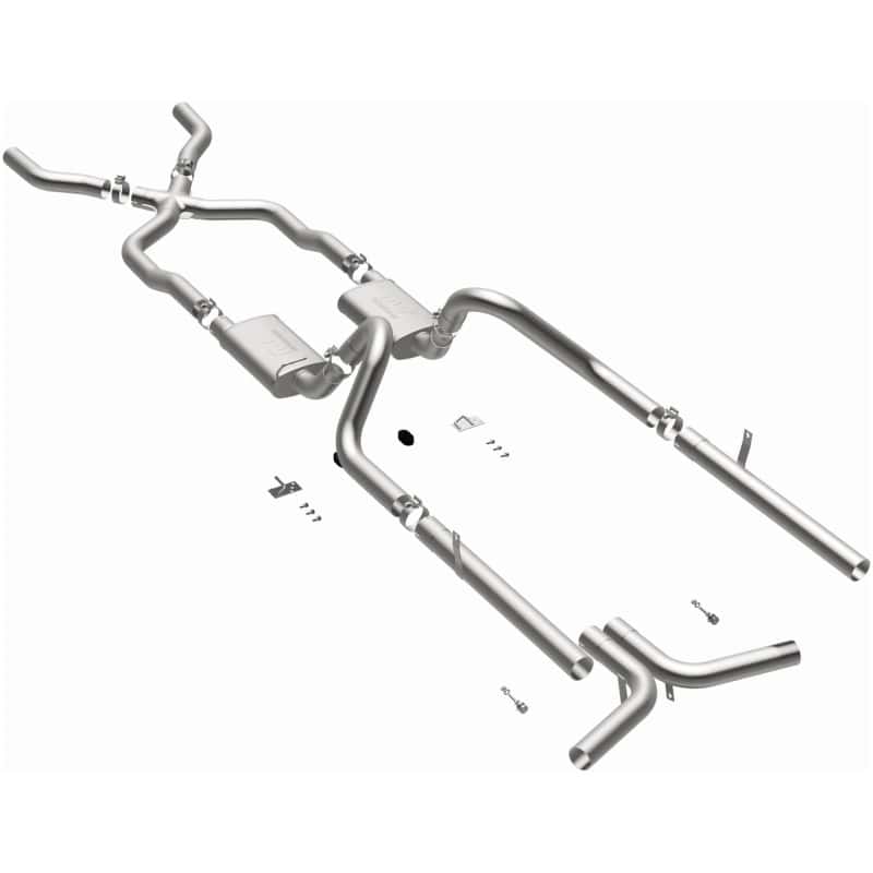 Magnaflow — MagnaFlow Sys C/B 55-57 Chevy Bel Air V8 3inch
Crossmember-Back
Cat-Back - view 4