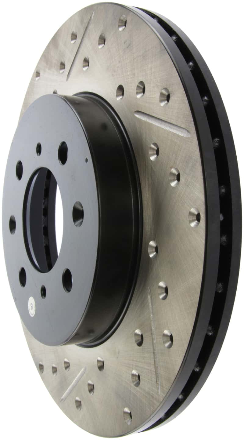 Stoptech — StopTech 90-01 Acura Integra (exc. Type R) / 01-05 Honda Civic / 07+ Honda Fit / 93-97 Del Sol VTEC
Disc Brake Rotor
Slot/Drill Rotor - view 4